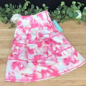 Ideology Plus Size Tie-Dyed Tiered Skort